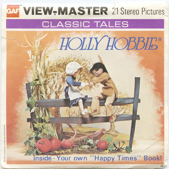 9 ANDREW - Holly Hobbie - View-Master 3 Reel Economy Packet - vintage - B344-G5A Packet 3Dstereo 