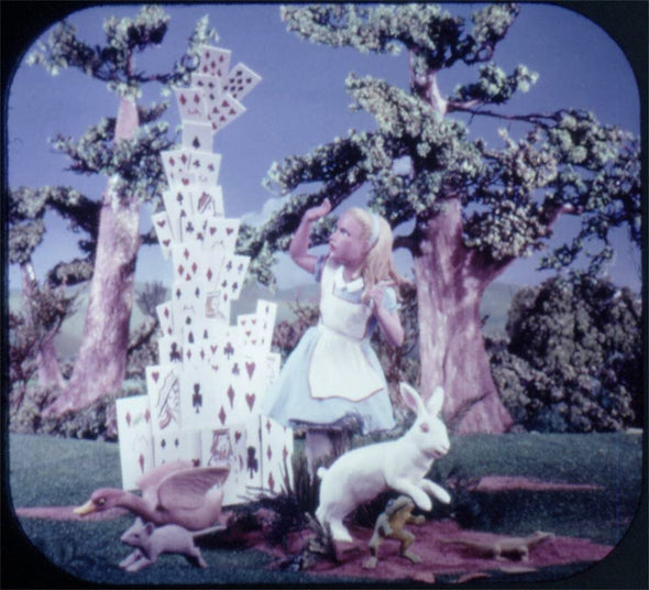 Alice in Wonderland - View-Master - Vintage - 3 Reel Packet - 1970s views - B360 PKT 3Dstereo 