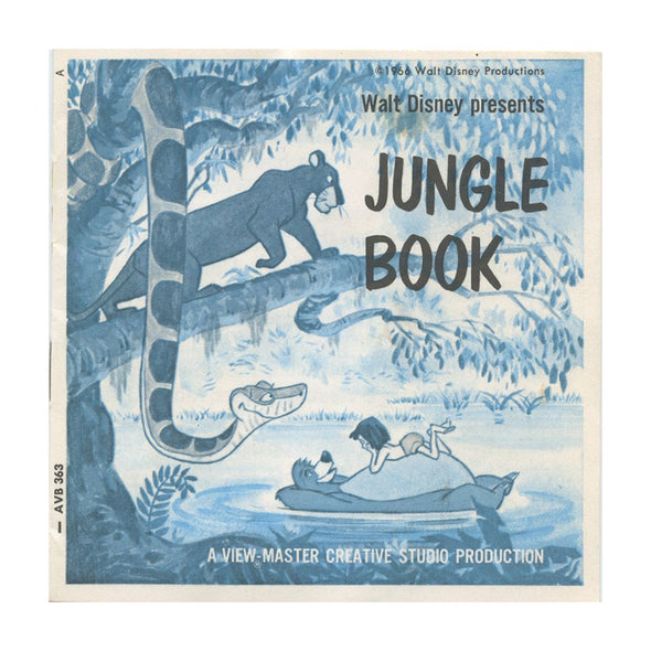 9 ANDREW - Jungle Book - View-Master 3 Reel Economy Packet - vintage - B363-G3A Packet 3Dstereo 