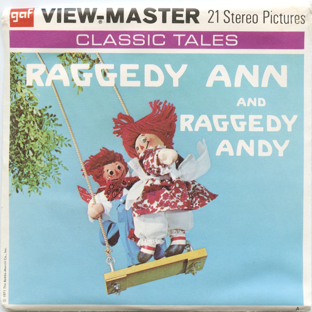 Raggedy Ann and Raggedy Andy - View-Master 3 Reel Economy Packet ...