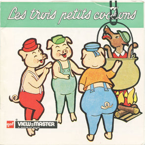 9 ANDREW - Three Little Pigs - View-Master 3 Reel Packet - vintage - B421-F-BG3 Packet 3Dstereo 