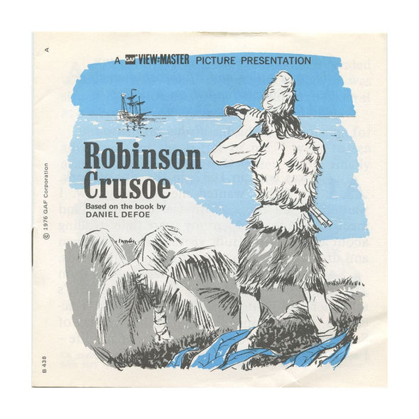 9 ANDREW - Robinson Crusoe - View-Master 3 Reel Economy Packet - vintage - B438-G5A Packet 3Dstereo 
