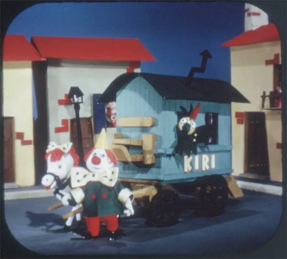 2 ANDREW - Kiki Le Clown - View-Master 3 Reel Packet - vintage - B449-BGO) Packet 3Dstereo 
