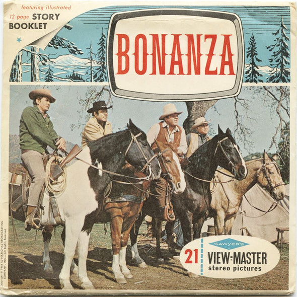 5 ANDREW - Bonanza - View-Master 3 Reel Packet - 1964 - vintage - B471-S6 Packet 3dstereo 