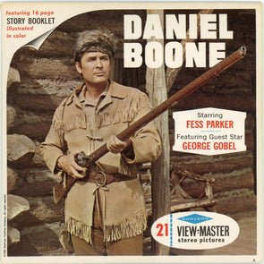 Daniel Boone - TV Show - Fess Parker - View-Master 3 Reel Packet - vintage - B479-S6A 3Dstereo 