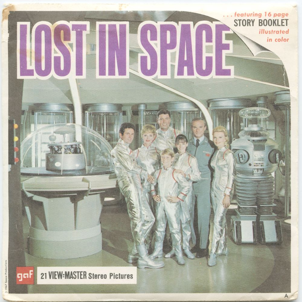 Lost in Space - View-Master 3 Reel Packet - vintage - B482-S6A