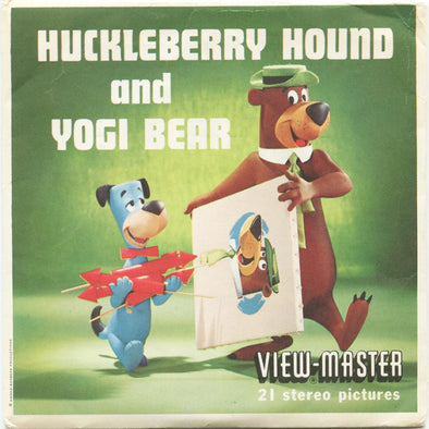 5 ANDREW - Huckleberry Hound and Yogi Bear - View-Master 3 Reel Packet - vintage - B512-S5 Packet 3dstereo 