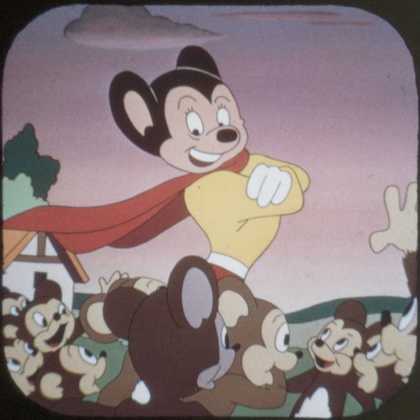 11 ANDREW - Mighty Mouse - View-Master 3 Reel Economy Packet - vintage - B526-S5 Packet 3dstereo 