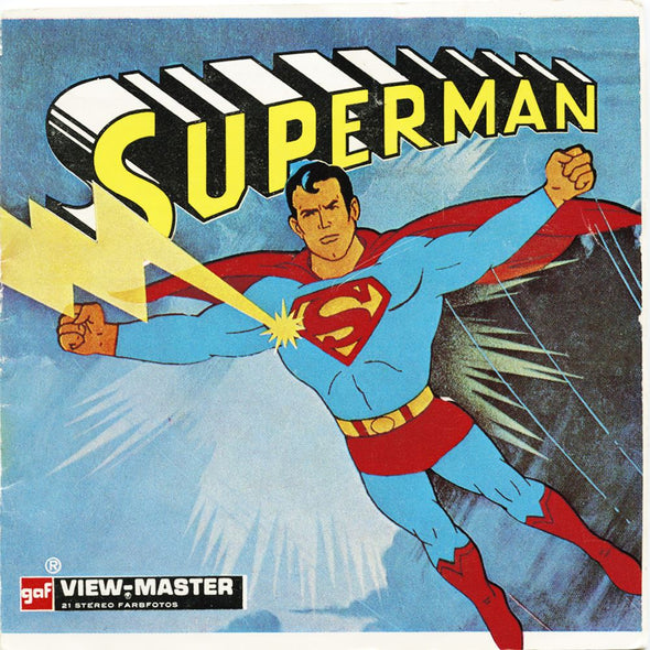 5 ANDREW - Superman - View-Master 3 Reel Packet - 1970 - vintage - B584-D-BG3 Packet 3dstereo 