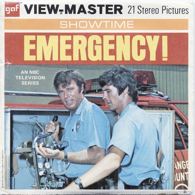 11 ANDREW - Emergency! - View-Master 3 Reel Economy Packet - vintage - B597-G3B Packet 3Dstereo 