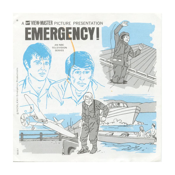 9 ANDREW - Emergency! - View-Master 3 Reel Economy Packet - vintage - B597-G3B Packet 3Dstereo 