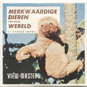 9 ANDREW - Strange Animals of the World - View-Master 3 Reel Packet - vintage - B615N-BS5 Packet 3Dstereo 