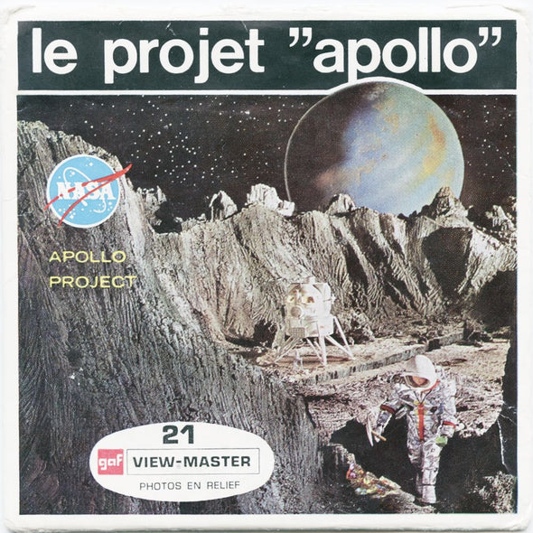 11 ANDREW - le projet apollo - View-Master 3 Reel Economy Packet - vintage - B658F-BG1 Packet 3dstereo 