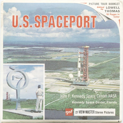 9 ANDREW - U.S. Spaceport - View-Master 3 Reel Packet - vintage - B662-G1B Packet 3Dstereo 