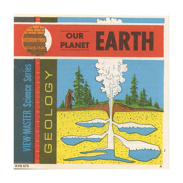 11 ANDREW - Our Planet Earth - View-Master 3 Reel Economy Packet - vintage - B675-G3A Packet 3dstereo 