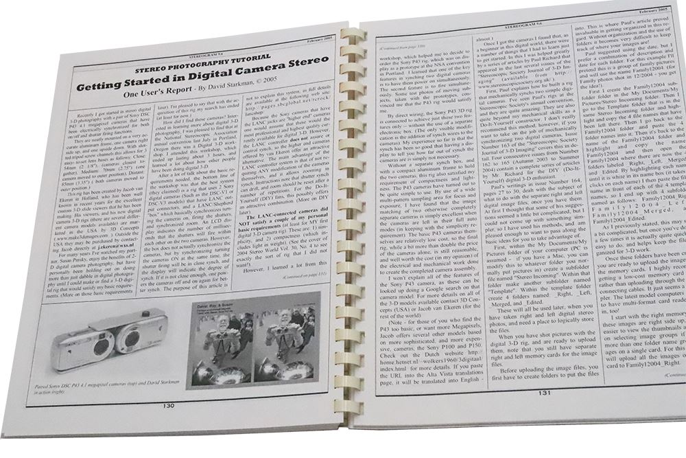 Stereo Photography Tutorials - book from the Stereogram by DrT ...