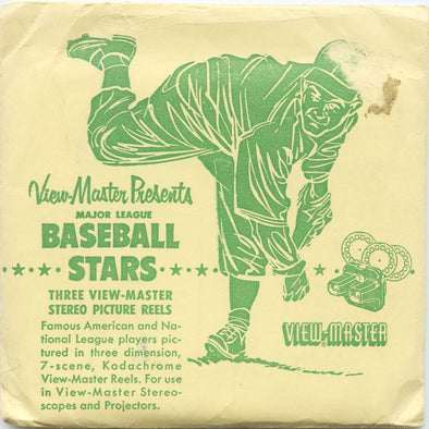 9 ANDREW - Baseball Stars - View-Master 3 Reel Economy Packet - vintage - 725,726,727-S1 Packet 3Dstereo 