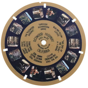 Redwood Highway, California - View-Master Blue-Ring Reel - vintage - (BR-112c) Reels 3dstereo 