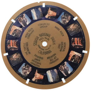 Sequoia National Park California - View-Master Blue Ring Reel - vintage - (BR-116c) Reels 3dstereo 