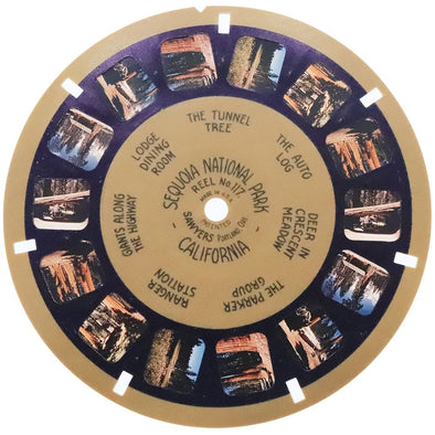 Sequoia National Park California - View-Master Blue Ring Reel - vintage - (BR-117c) Reels 3dstereo 