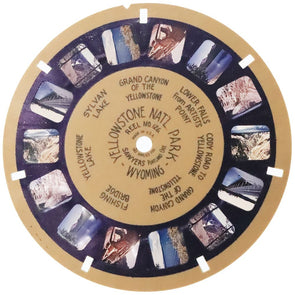 Yellowstone Nat'l Park - Wyoming - View-Master Blue-Ring Reel - vintage - (BR-126c) Reels 3dstereo 