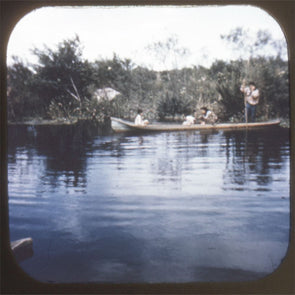 7 ANDREW - Seminole Indians and the Everglades - Florida - View-Master Blue-Ring Reel - vintage (BR-174n) Reels 3dstereo 