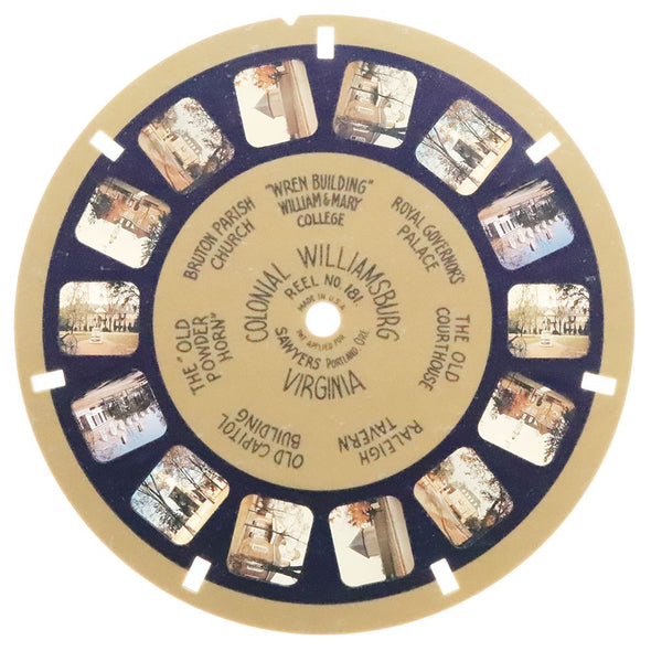 7 ANDREW - Colonial Williamsburg - Virginia - View-Master Blue-Ring Reel - vintage - (BR-181c) Reels 3dstereo 