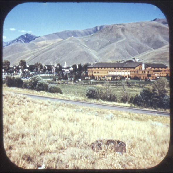 7 ANDREW - Sun Valley Idaho - View-Master Blue Ring Reel - vintage (BR-208c) Reels 3dstereo 