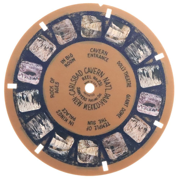 7 ANDREW - Carlsbad Caverns National Park New Mexico - View-Master Blue Ring Reel - vintage (BR-251c) Reels 3dstereo 