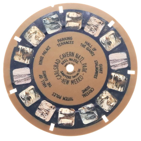 7 ANDREW - Carlsbad Caverns National Park New Mexico - View-Master Blue Ring Reel - vintage (BR-252c) Reels 3dstereo 