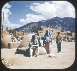 7 ANDREW - Taos New Mexico - View-Master Blue Ring Reel - vintage (BR-283n) Reels 3dstereo 