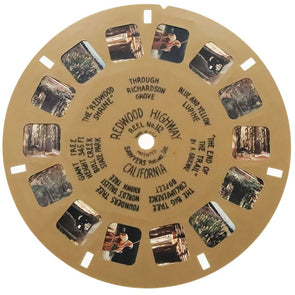 Redwood Highway, California - View-Master Buff Reel - vintage - (BUF-112c) Reels 3dstereo 