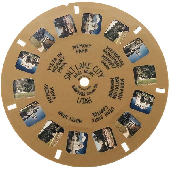 Salt Lake City - Utah - View-Master Buff Reel - vintage - (BUF-121c) Reels 3dstereo 