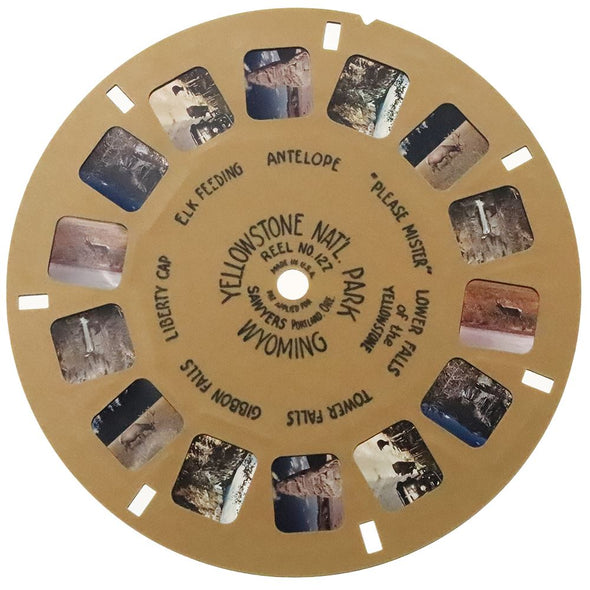 Yellowstone Nat'l Park - Wyoming - View-Master Buff Reel - vintage - (BUF-127c) Reels 3dstereo 