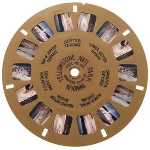 Yellowstone Nat'l Park - Wyoming - View-Master Buff Reel - vintage - (BUF-128c) Reels 3dstereo 