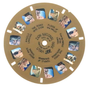 Zion National Park - Utah - View-Master Buff Reel - vintage - (BUF-141cx) Reels 3dstereo 