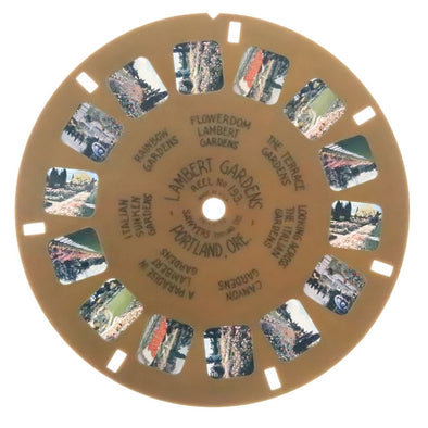 Lambert Gardens - Portland, Ore. - View-Master Buff Reel - vintage - (BUF-193c) Reels 3dstereo 