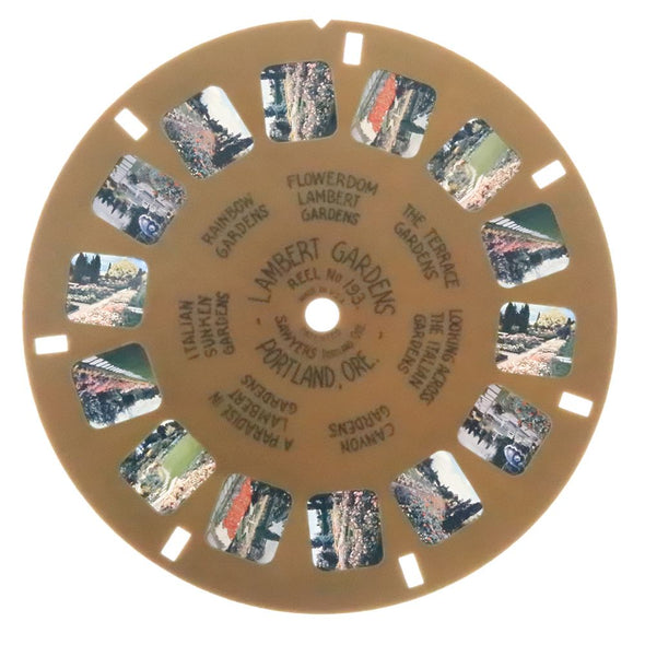 Lambert Gardens - Portland, Ore. - View-Master Buff Reel - vintage - (BUF-193c) Reels 3dstereo 