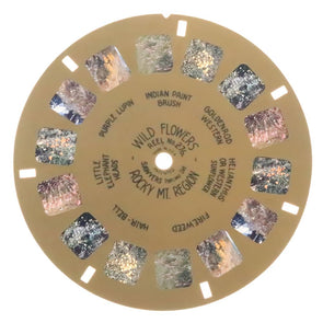 Wild Flowers - Rocky MT. Region - View-Master Buff Reel - vintage - (BUF-276c) Reels 3dstereo 