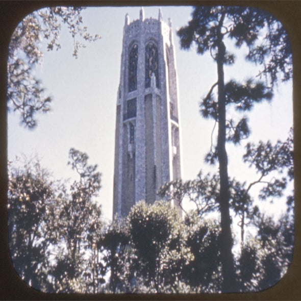 7 ANDREW - Cypress Gardens and Bok Tower Florida - View-Master Blue Ring Reel - vintage (BR-164c) Reels 3dstereo 