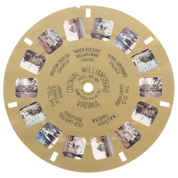 7 ANDREW - Colonial Williamsburg - Virginia - View-Master Buff Reel - vintage - (BUF-181c) Reels 3dstereo 