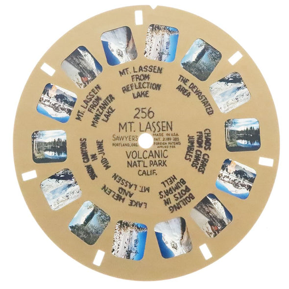 7 ANDREW - Mt. Lassen Volcano National Park- View-Master Buff Reel - vintage (BUF-256n) Reels 3dstereo 