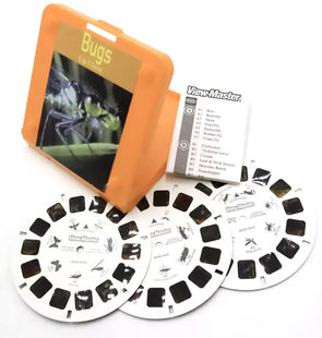 5 ANDREW - Bugs - Up Close - View-Master 3 Reel Set in Dedicated Reel Storage Case - vintage Reels 3dstereo 