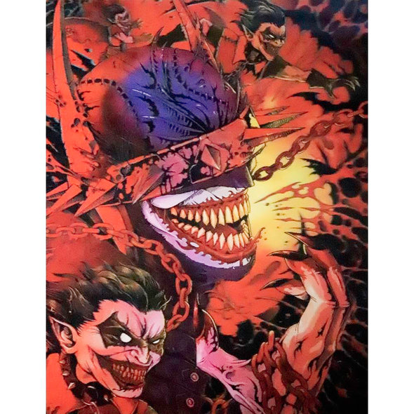 Batman - Joker - Triple Views - 3D Flip Lenticular Poster - 12x16 - New Poster 3Dstereo 