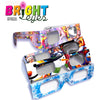 4 pair Ideal Gift Pack - 3D Christmas Glasses - 'Bright Eyes' - New for 2024 3D Glasses 3dstereo 