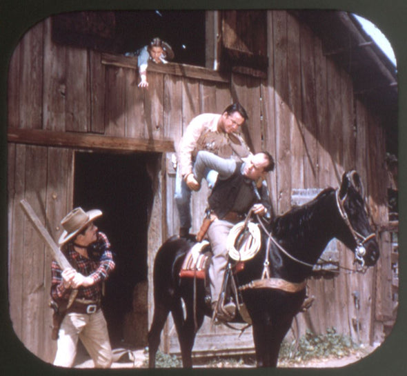 Buffalo Bill, Jr. - Cowboys - View-Master 3 Reel Packet - 1950s - Vintage - (PKT-BUFBIL-S3) Packet 3Dstereo 