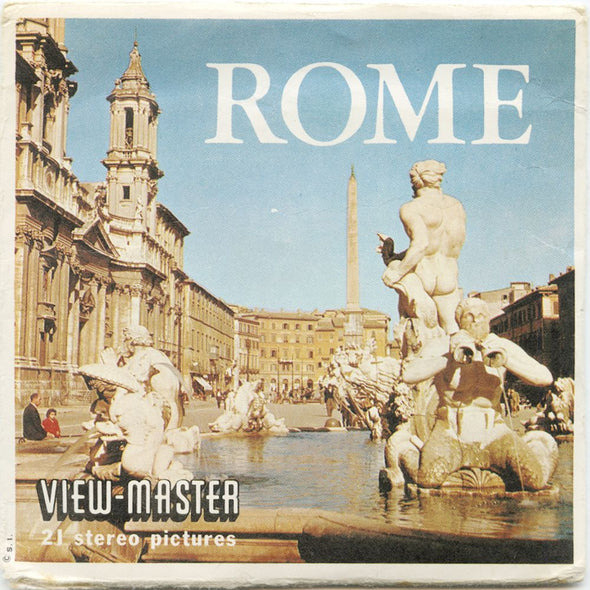 9 ANDREW - Rome - View-Master 3 Reel Economy Packet - vintage - C029-S5 Packet 3Dstereo 