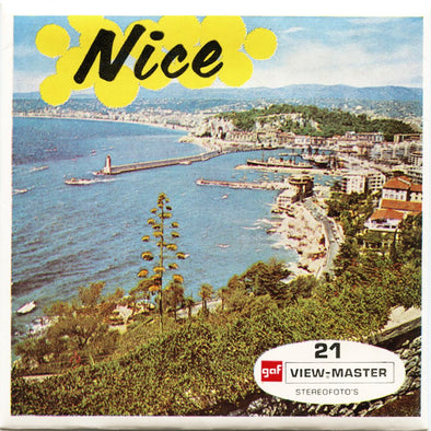 5 ANDREW - Nice - France - View-Master 3 Reel Packet - vintage - C185N-BG1 Packet 3dstereo 