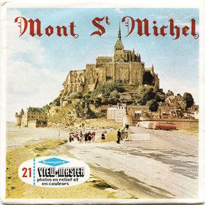 5 ANDREW - Mont St. Michel - View-Master 3 Reel Packet - vintage - C197F-BS6 Packet 3dstereo 