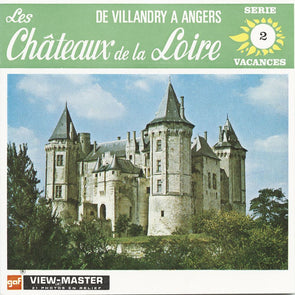 5 ANDREW - Les Châteaux de la Loire - View-Master 3 Reel Packet - vintage - C222-F-BG3 Packet 3dstereo 